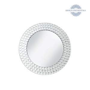 Beaded Mirror Charger Plate