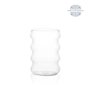 Bubble Clear Glass Tall