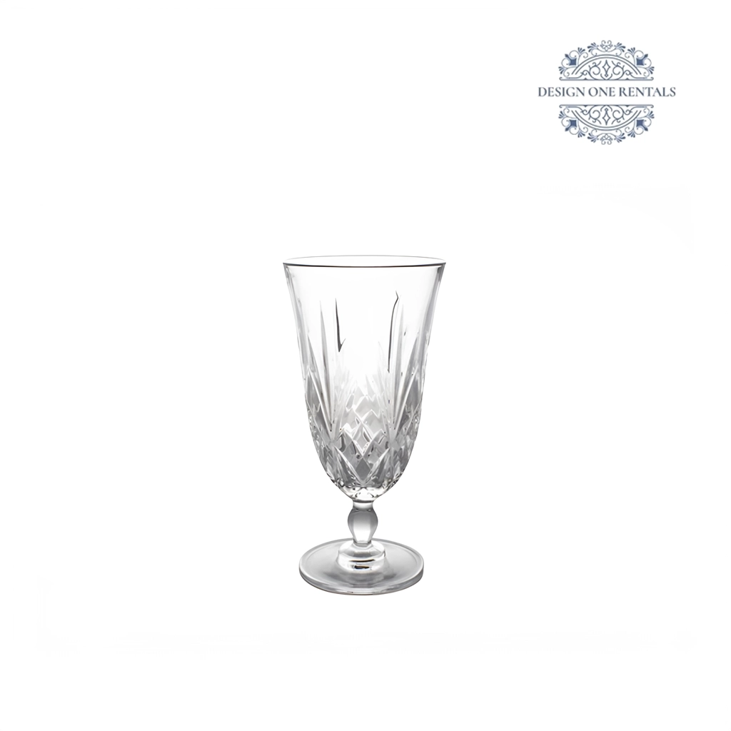Crystal Cut Water Goblet