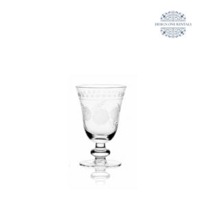 Flora Etched Goblet