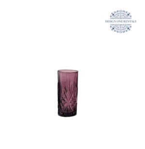 Crystal Cut Dark Purple Collins