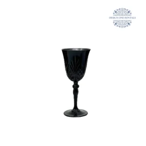 Crystal Cut Nero Wine Glass
