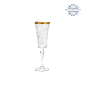 Gold Band Champagne Flute