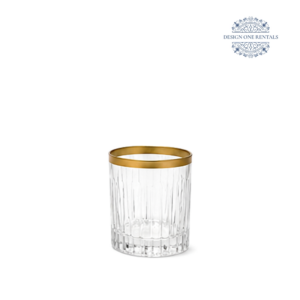 Gold Band Rock Glass
