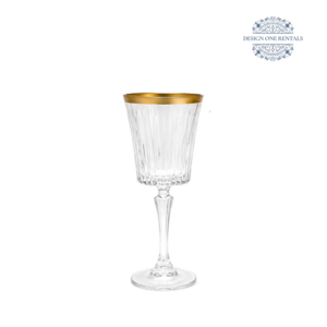 Gold Band Wine Goblet