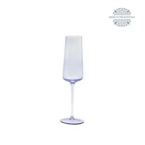 Hudson Stem Light Blue Champagne Flute