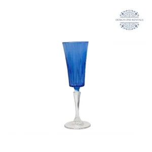 Timeless Dark Blue Champagne Flute