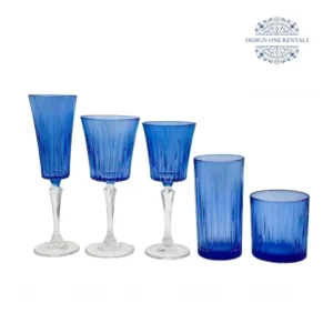 Timeless Dark Blue Collection Glassware