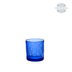 Timeless Dark Blue Rock Glass