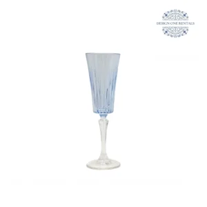Timeless Light Blue Champagne Flute