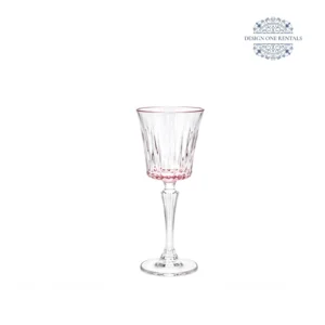 Timeless Light Pink Wine Water Goblet
