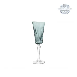 Timeless Teal Champagne Flute