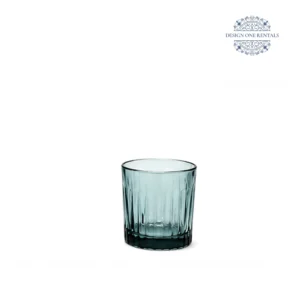 Timeless Teal Rock Glass