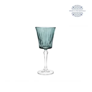 Timeless Teal Wine Goblet
