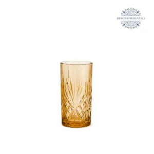 Crystal Cut Dark Amber Collins