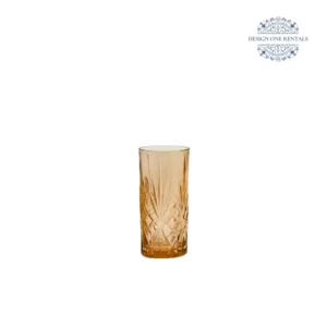 Crystal Cut Dark Amber Collins