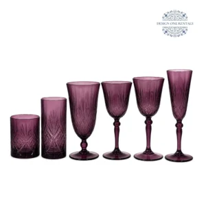 Crystal Cut Dark Purple Collection