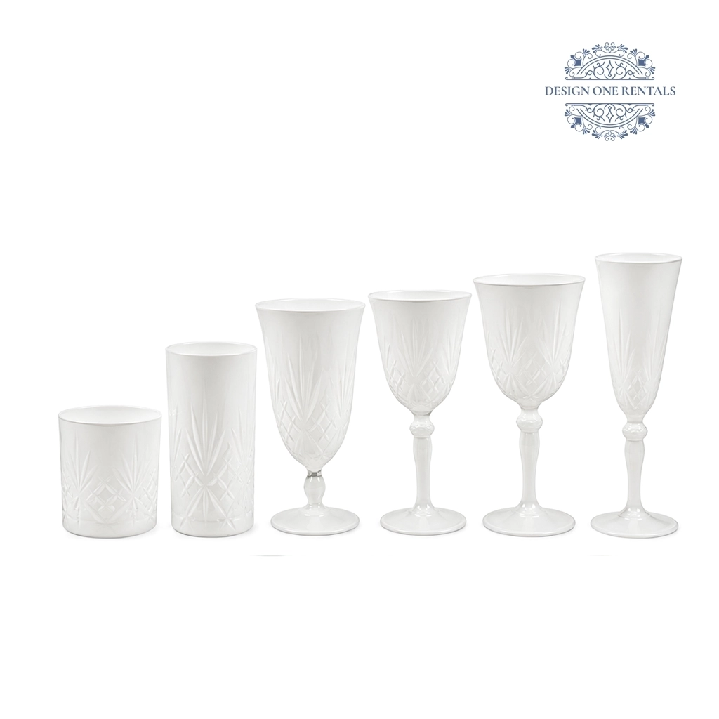 Crystal Cut White Collection