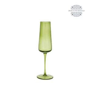 Hudson Stem Faint Green Champagne Flute