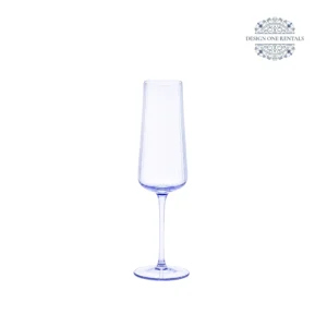 Hudson Stem Light Blue Champagne Flute