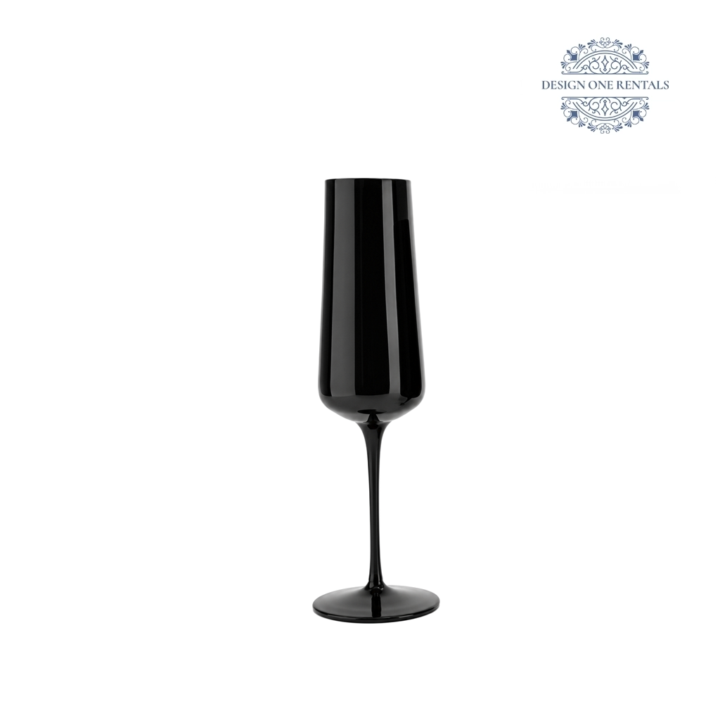 Hudson Stem Nero Champagne Flute
