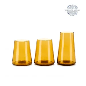 Power Stemless Dark Amber Collection