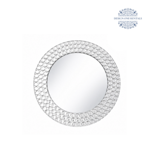 Beaded Mirror Charger Plate