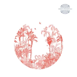 Flamingo Charger plate