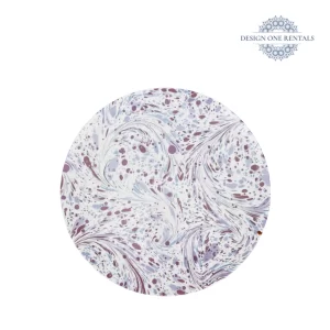 MJ Purple Splash Charger Plate