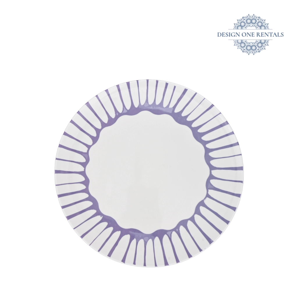 Palmera Purple Charger Plate