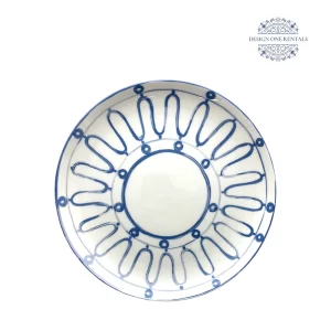 Frenchie Blue Charger Plate