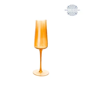 Hudson Stem Amber Champagne Flute