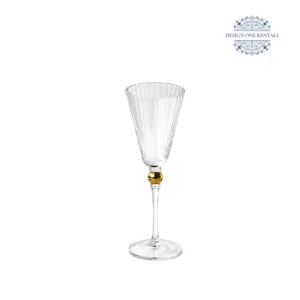 Gatsby Gold Wine Glass
