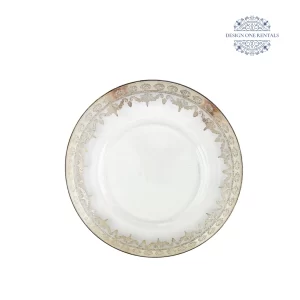 The Versailles Platinum Charger Plate