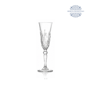 Crystal Cut Champagne Flute