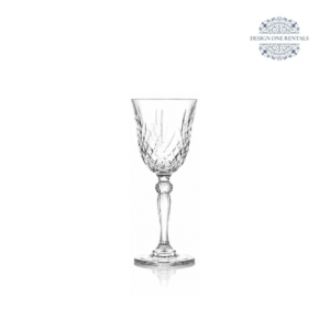 Crystal Cut Red Wine Water
