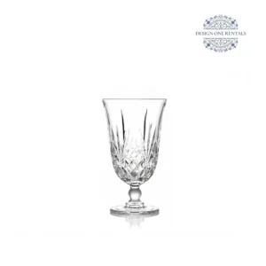 Crystal Cut Water Goblet