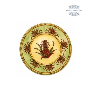 Pineapple Verde China Plate