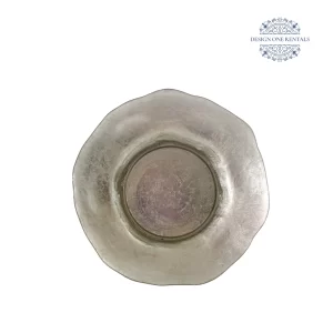 Silver Bowl Dinner Plate