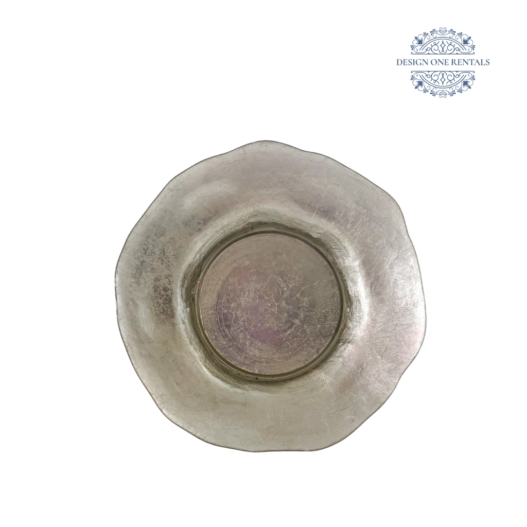 Silver Bowl Dinner Plate