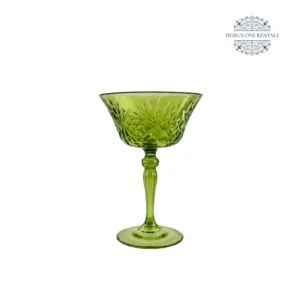 Crystal Cut Faint Green Coupe