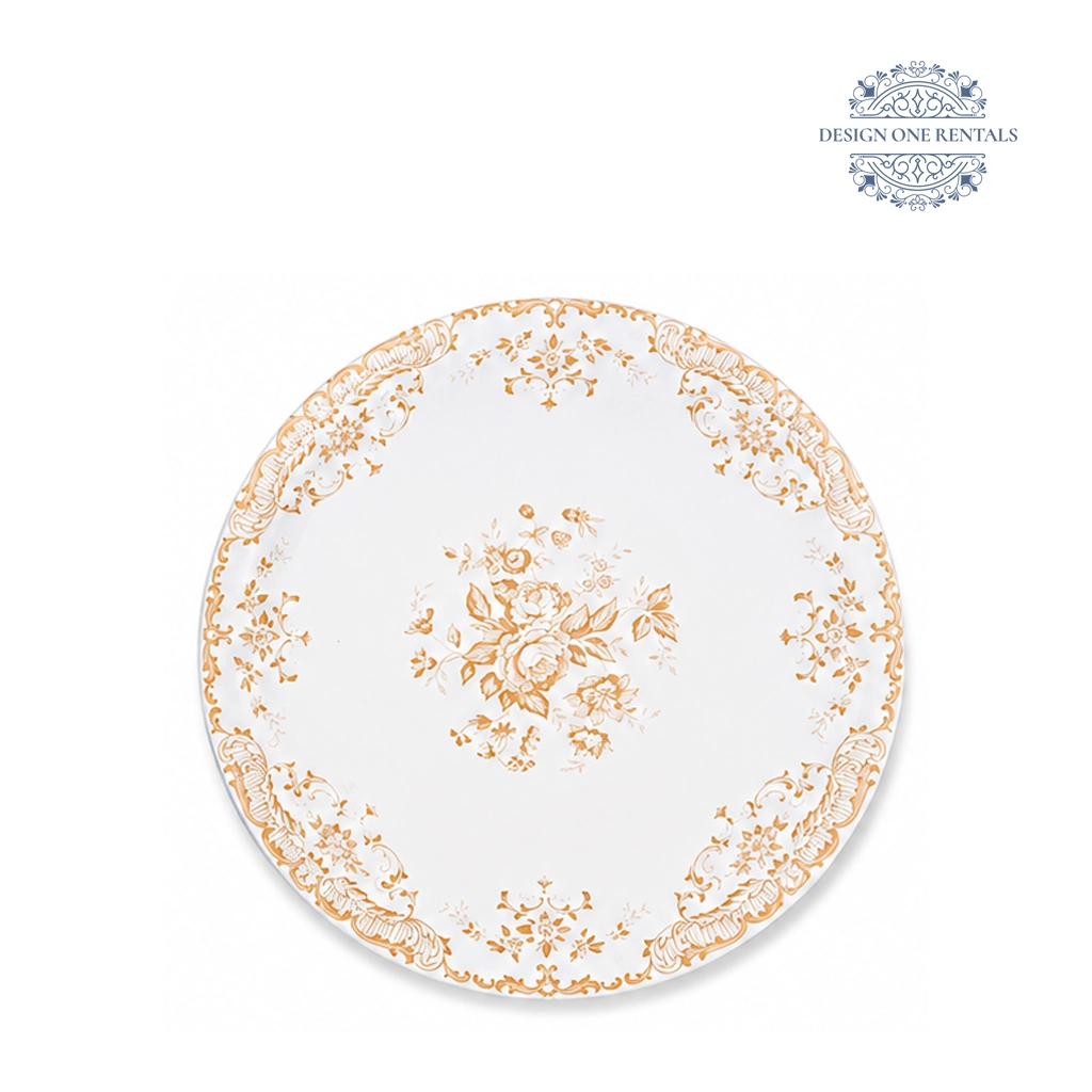 Antique Gold Charger Plate