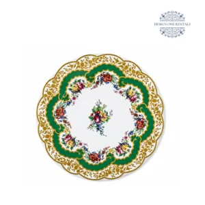Baroque Verde China Plate