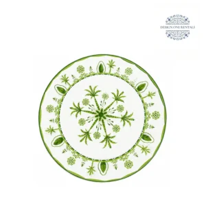 Casablanca charger plate in white background