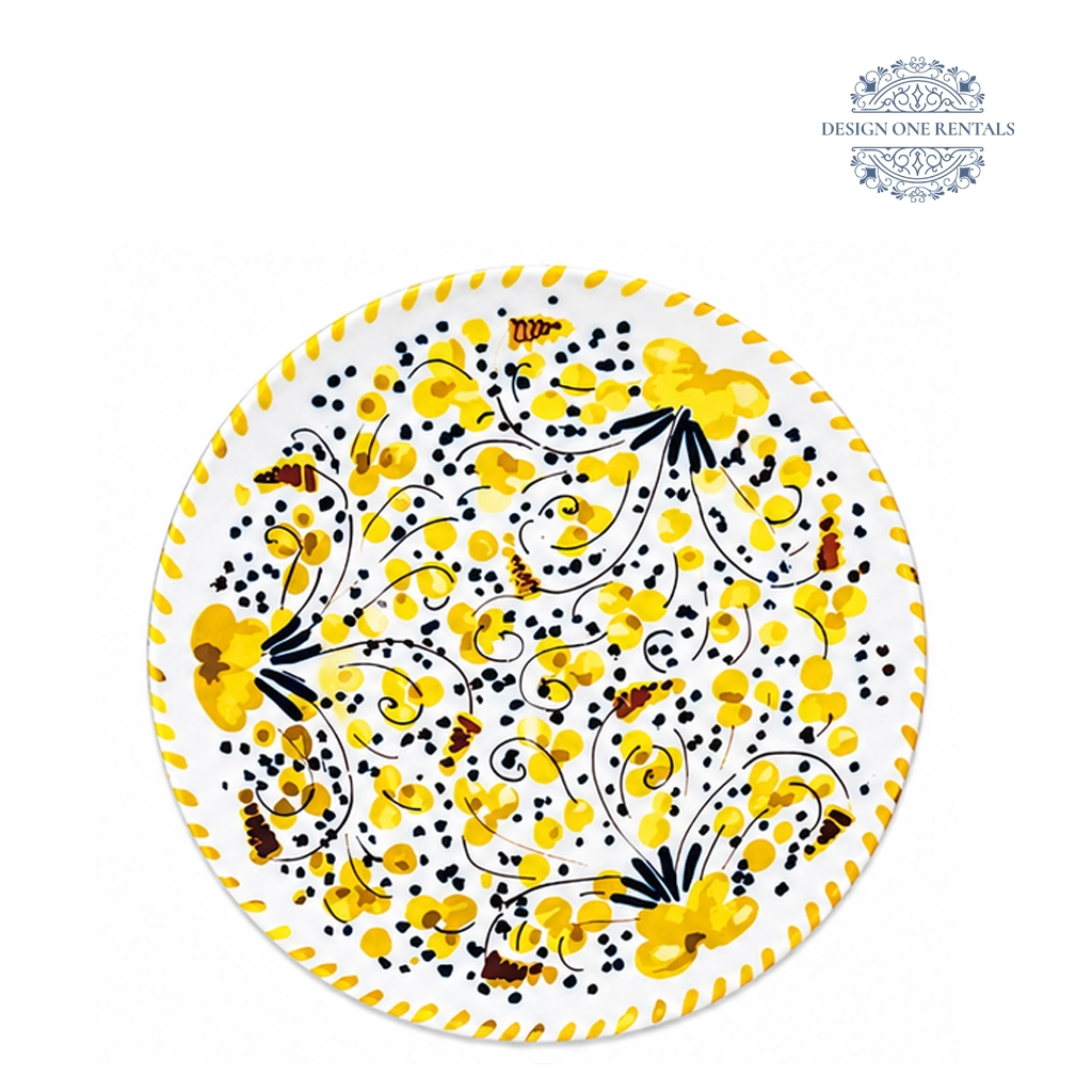 Codi Yellow Charger Plate