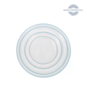 Edge Light Blue Collection Dinner Plate