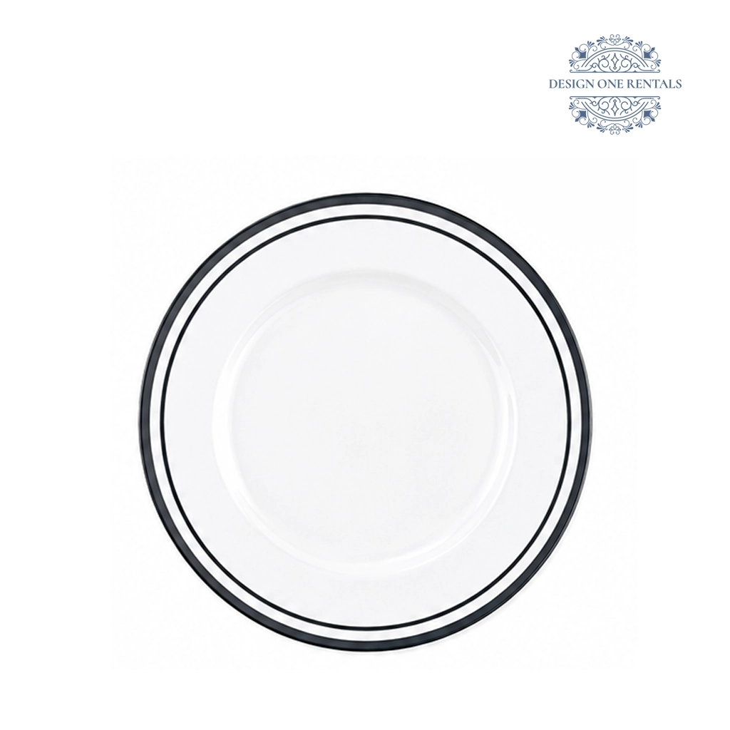 Edge Nero Charger Plate