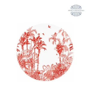Flamingo Charger Plate