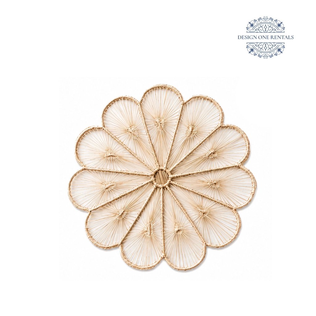 Flori Natural Charger Plate