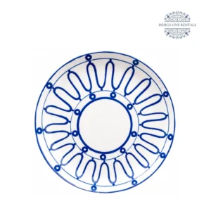 Frenchie Blue Charger Plate